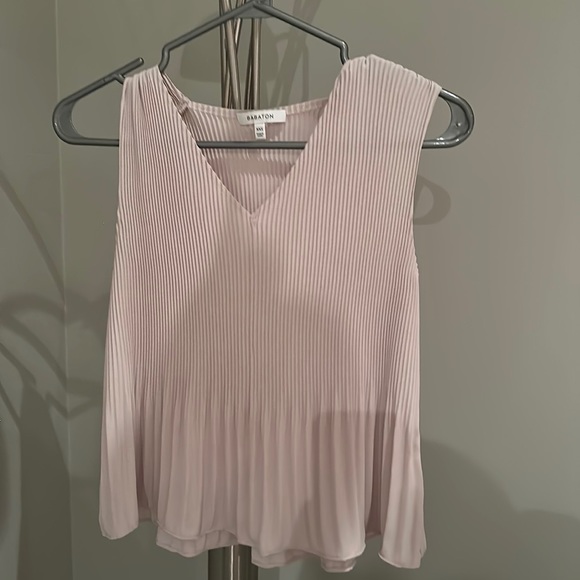 Aritzia Babaton Damien Blouse Beige - Picture 3 of 4